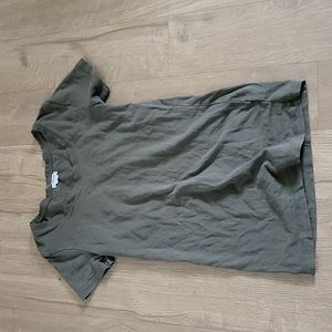Green tight fit t-shirt